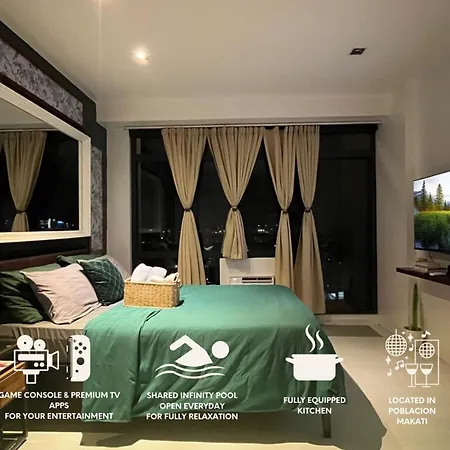 Gramercy Luxe Studio W Balcony And City View - Pet Friendly, Unli Pool & Gym